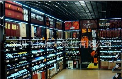红酒展示架 红酒产品展示架 红酒木质展示架 展柜厂家图片_高清图_细节图-深圳市梦飞扬展示用品 -