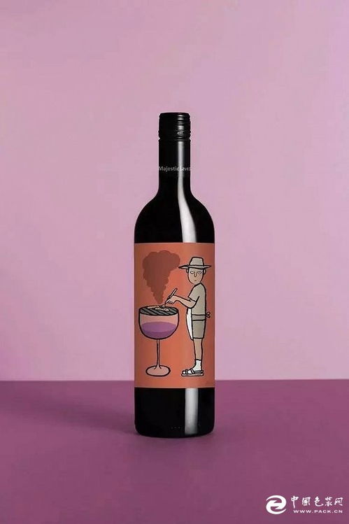 三无产品 包装设计 这款葡萄酒只有图没有文字